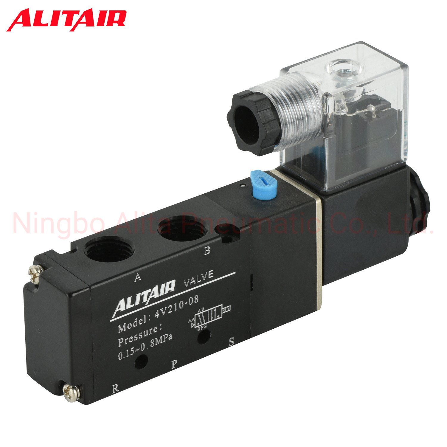 Alitair 4V210-08 5/2 Solenoid Valf