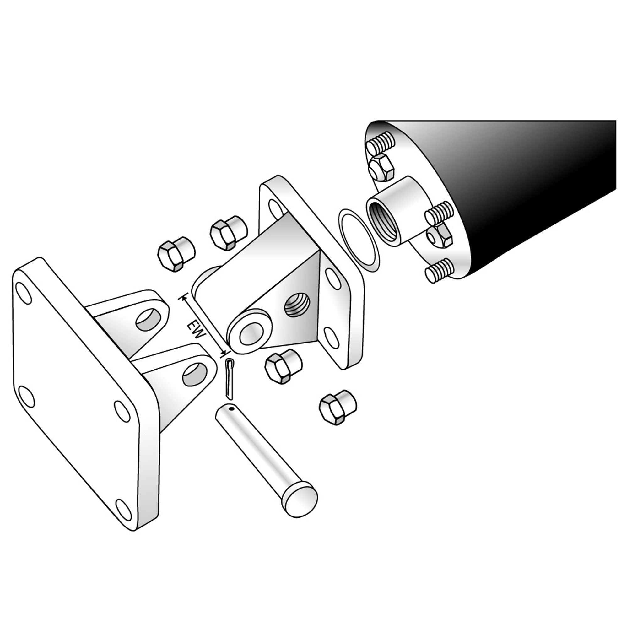 Clevis Mount Silindir Bağlantısı